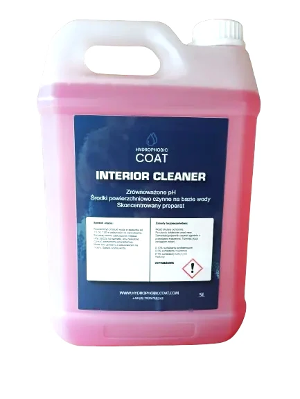 Hydrophobic coat Interior Cleaner