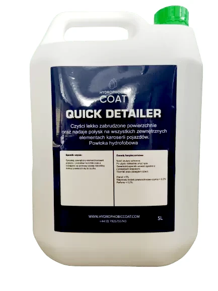 Hydrophobic coat Quick Detailer